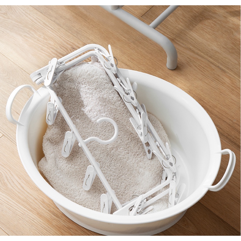 Móc Kẹp Đôi/ Đơn Phơi Quần Áo, Đồ Baby, Tã, Đồ Nhỏ, Quần Lót Nam Nữ Cao Cấp Đa Năng Tiện Dụng