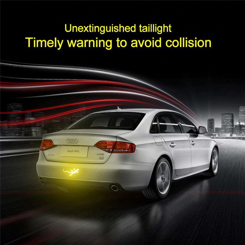 Nhãn dán phản quang hình tắc kè trang trí xe hơi