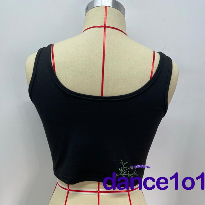 Áo ba lỗ cổ vuông màu trơn đơn giản thời trang cho nữ