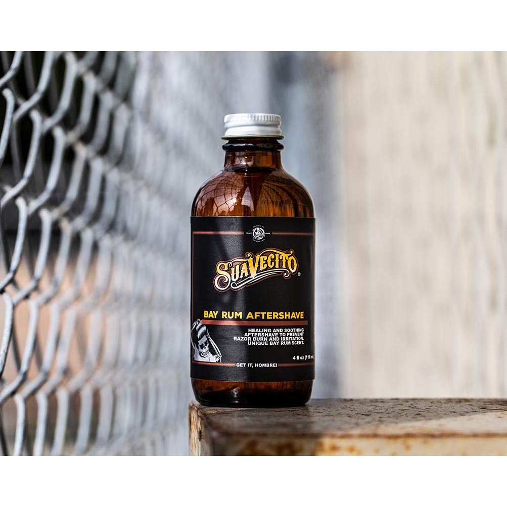 Dưỡng da sau khi cạo râu Suavecito Bay Rum Aftershave – 118ml