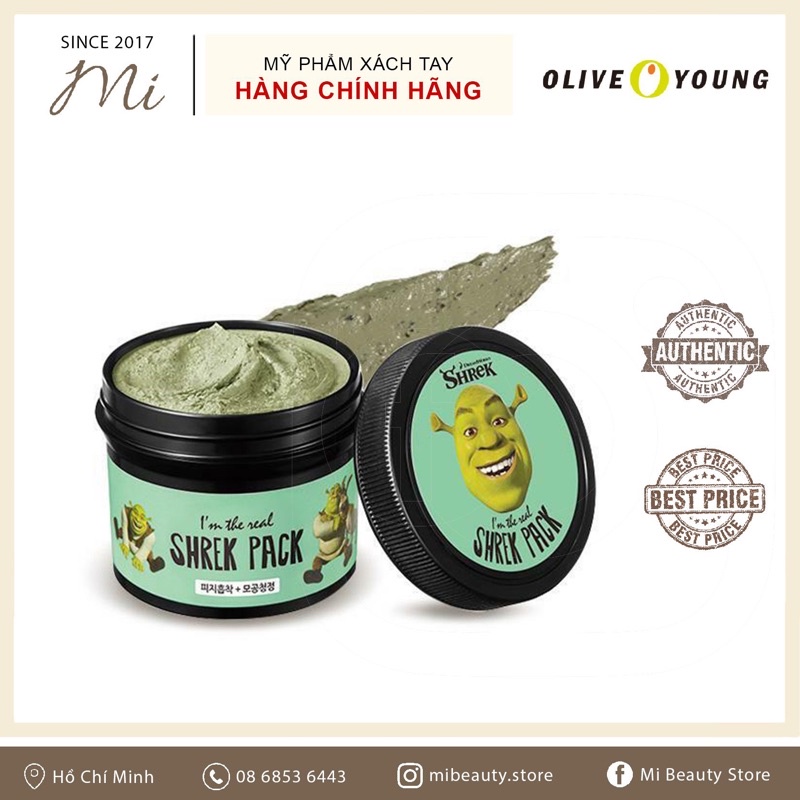 [Duty Free] MẶT NẠ BẠC HÀ &quot; I'M the real Shrek Pack