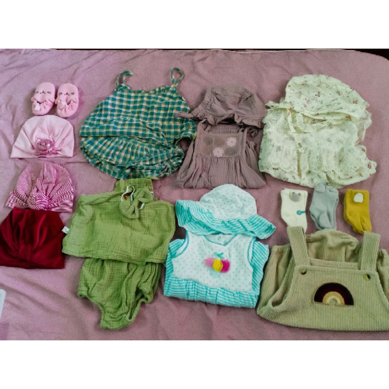 Thanh lý đồ em bé 6-12m new 90%-99%
