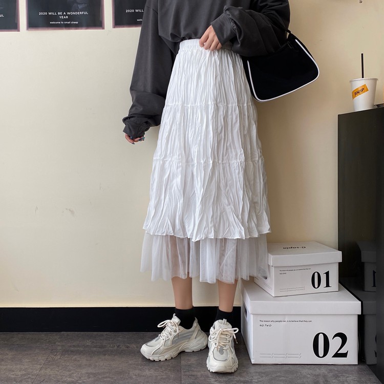 Fashion pleated skirt temperament knee-length dress | WebRaoVat - webraovat.net.vn