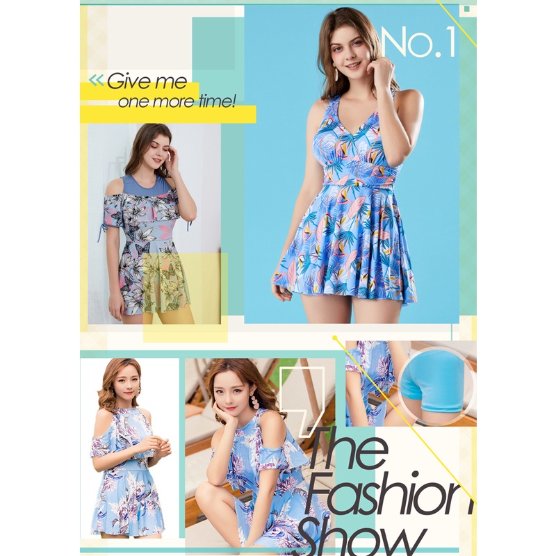 Bộ Đồ Bơi Một Mảnh Cỡ Lớn Che Phủ Bụng Thời Trang Mùa Xuân Cho Nữ | BigBuy360 - bigbuy360.vn