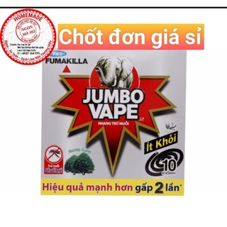 Nhang trừ muỗi Jumbo Vape ít khói 10 khoanh