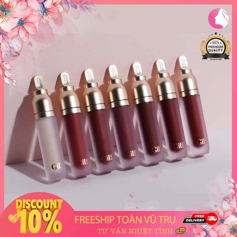 SON MÔI GILAA PLUMPING LIP SERUM 3.8G PHIÊN BẢN VELVET TINT HOÀN HẢO | BigBuy360 - bigbuy360.vn
