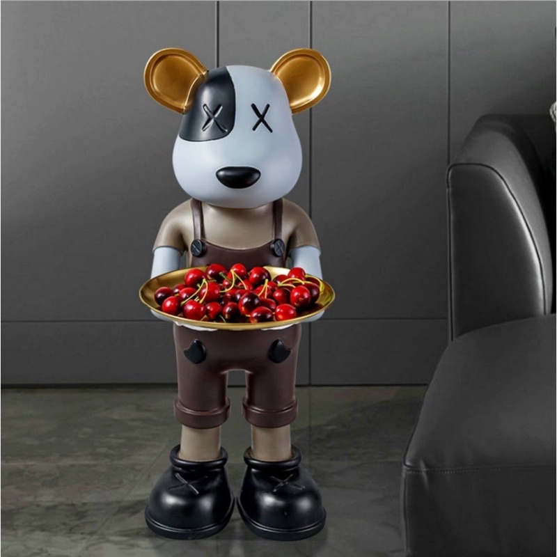 GẤU BEARBRICK BỒI BÀN DERCOR, GẤU BÊ ĐỒ