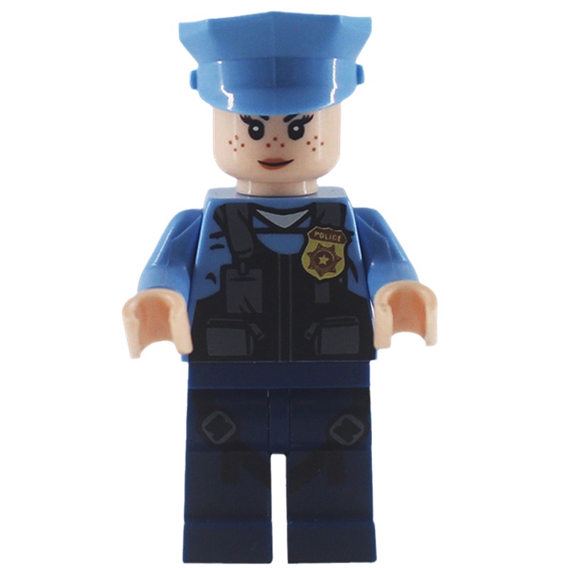 Bộ Đồ Chơi Xếp Hình Cảnh Sát Gồm 8 Mảnh Ghép Tương Thích Với Lego Làm Quà Tặng Giáo Dục Cho Bé Hàng Mới Về