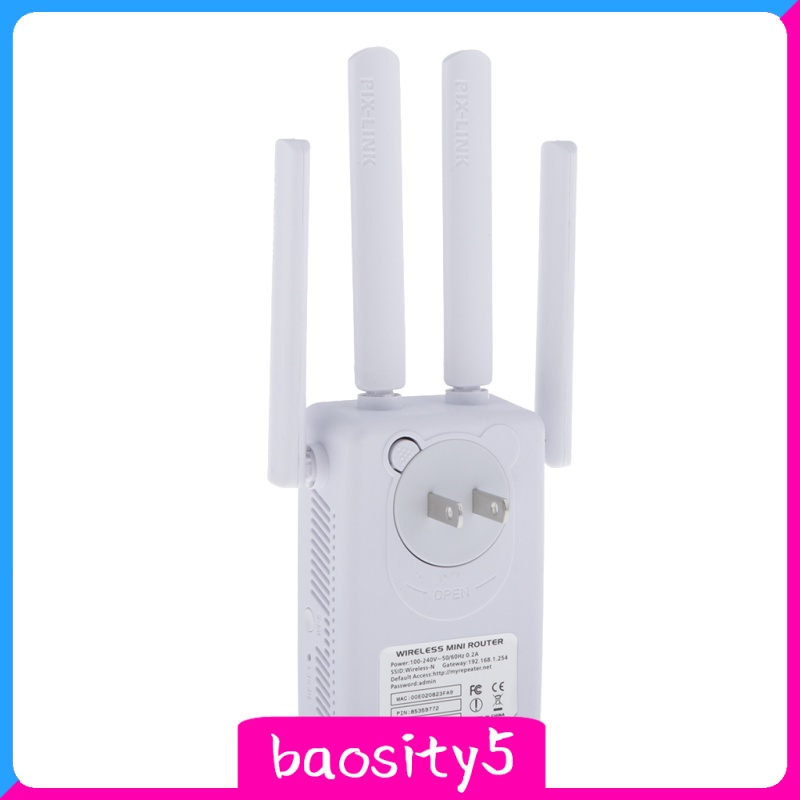 Bộ 5 Thiết Bị Phát Wifi Không Dây 300mbps Phích Cắm Us | BigBuy360 - bigbuy360.vn