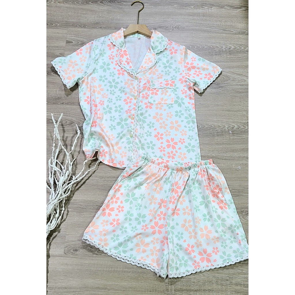 [Mã FATHANG5 giảm 10K đơn 50K] [GIẢM GIÁ]ĐỒ BỘ PIJAMA MẶC NHÀ[Ảnh thật- Hàng thiết kế] vải lụa satin gấm cực sang | BigBuy360 - bigbuy360.vn