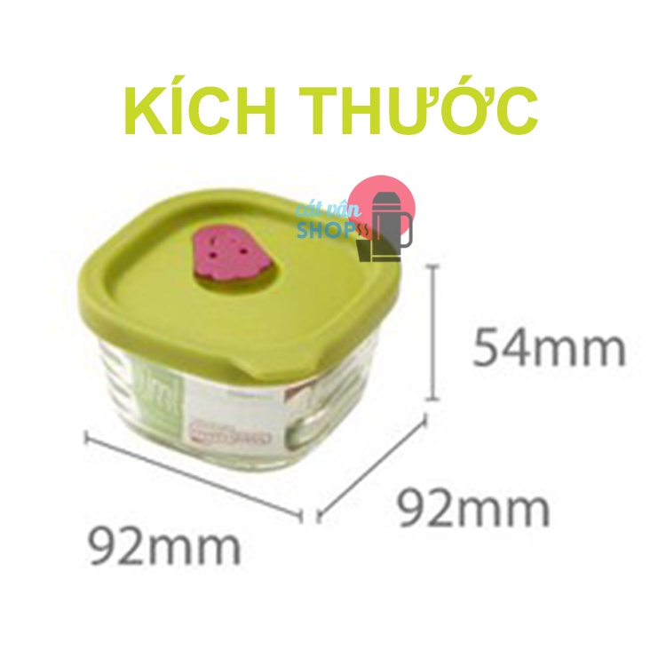 [Có Video] Hộp thủy tinh chia vạch Lock&amp;Lock LLG510 LLG161 260ml đựng thức ăn cho bé theo từng tháng tuổi