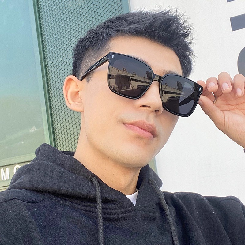 Kính Mắt Thời Trang Nam Nữ Đen Vạch Dọc Siêu Hot Trend Phong Cách Hàn