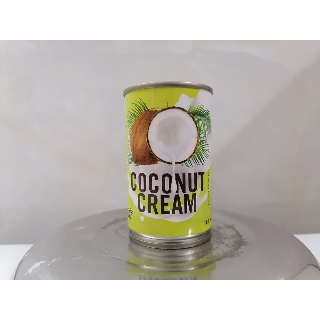 [Hộp Nhỏ 165ml (DỪA XIÊM)] NƯỚC CỐT DỪA ĐẬM ĐẶC [Thailand] EUFOOD Coconut Cream (euf-hk)