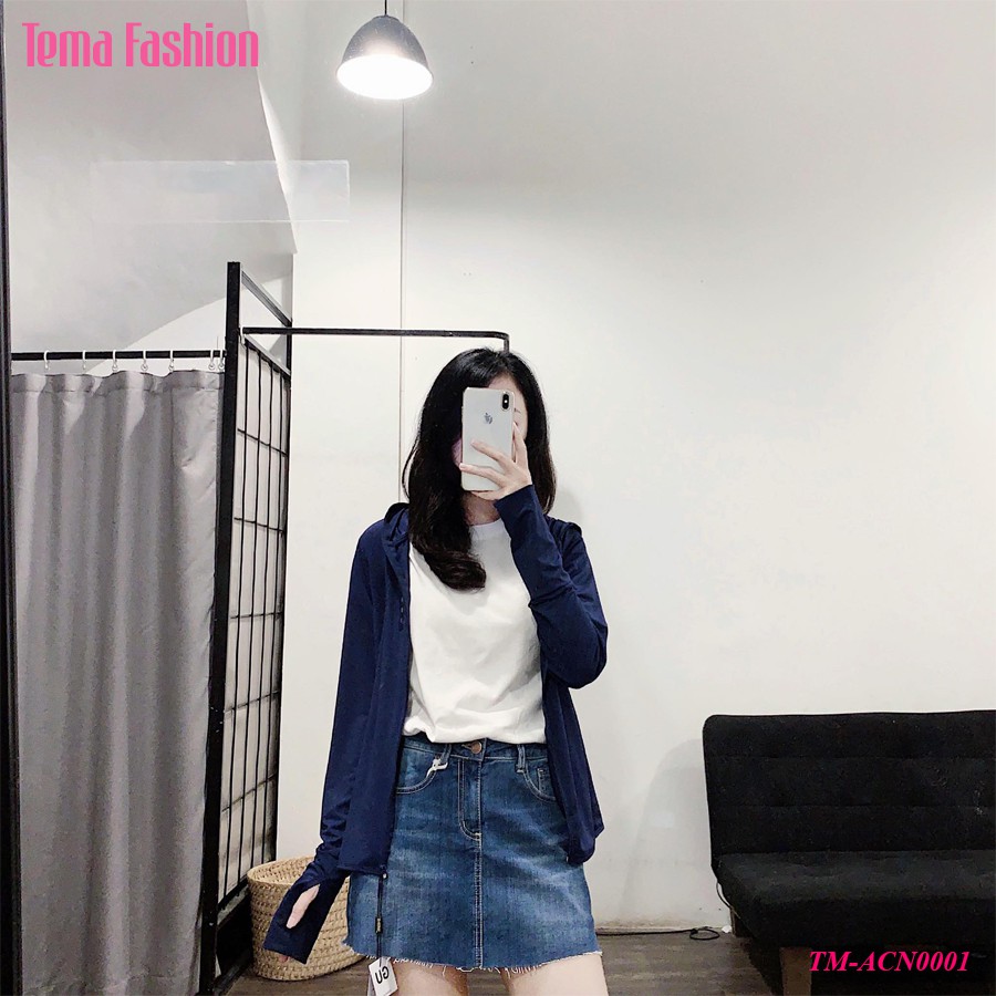 Áo chống nắng nữ TEMA dáng ngắn hàng GU cao cấp thông hơi thoáng khí siêu mát | BigBuy360 - bigbuy360.vn