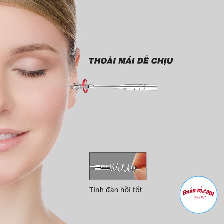 Bộ dụng cụ ngoáy tai, lấy ráy tai (6 MÓN) kèm hộp tiện lợi, nhỏ gọn- Dụng cụ vệ sinh tai bằng inox cao cấp an toàn 01482