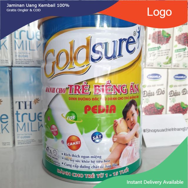 💦💦Sữa tăng cân Goldsure Pedia 900g dành cho trẻ biếng ăn (date mới)
