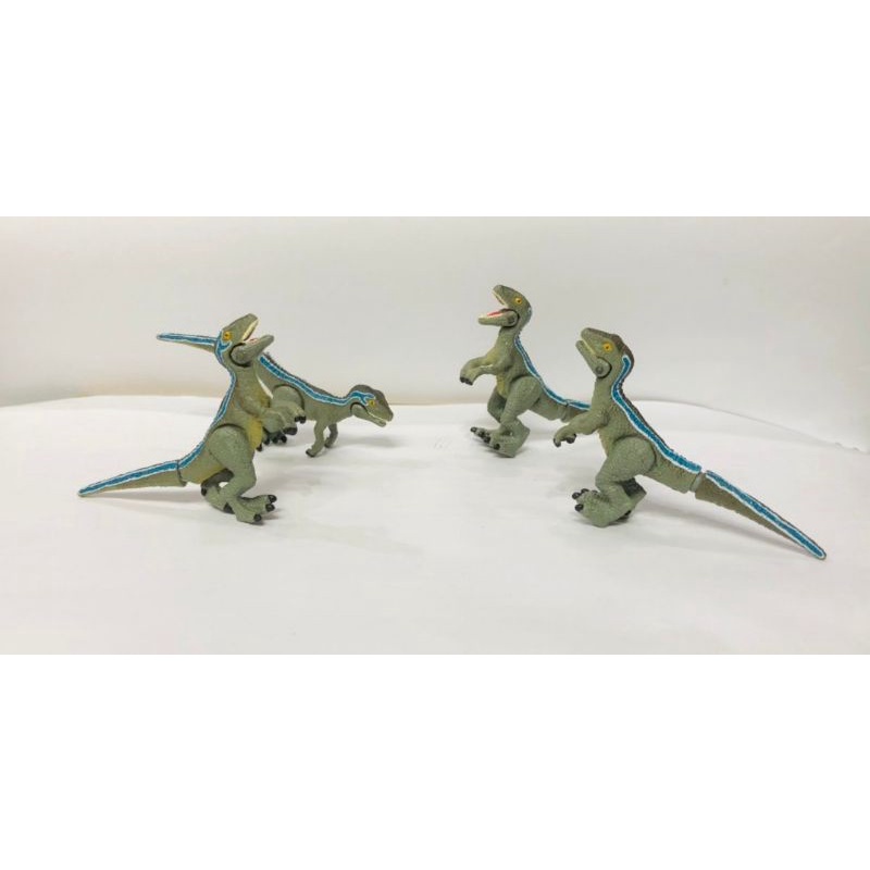 Set 1 và set 3 khủng long Jurassic World hãng Tomy có khớp cử động miệng, tay và đuôi