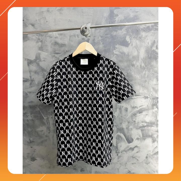 Áo thun unisex form rộng tay lỡ oversize nữ  Áo phông NY tay lỡ form rộng unisex thêu Hot trend [freeship ]  ANY APNY01