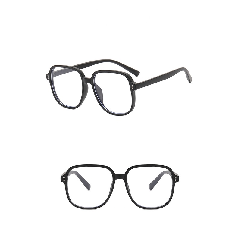 (KIQI-FASHION) COD Kính Đeo Móng Tay Gọng Vuông Siêu Nhẹ Chống Ánh Sáng Xanh Thời Trang Cho Nam Và Nữ