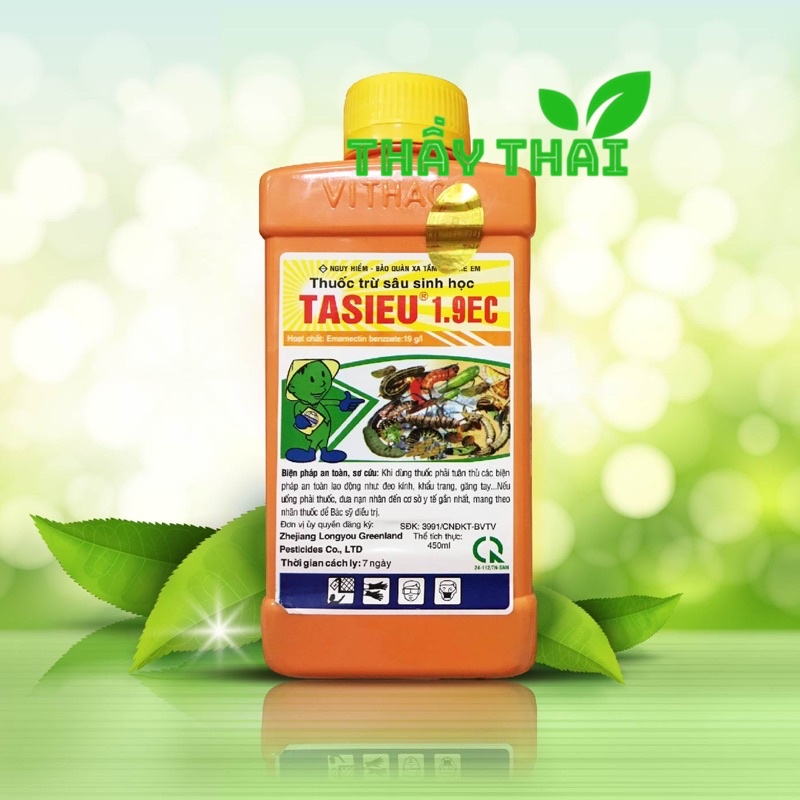Tasieu 1.9EC [FREESHIP-CHÍNH HÃNG] thuốc trừ sâu sinh học Đặc trị trừ sâu, bọ,rệp phấn trắng, rệp đỏ, rầy