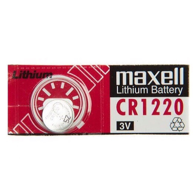Pin CR1220 Maxell Lithium 3V Chính Hãng Vỉ 1 Viên