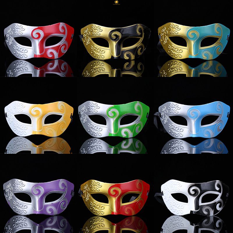 Nam Mặt Nạ Cổ Điển Vệ Nữ Phong Cách Nửa Mặt Mắt Nữ Đảng Cosplay Hóa Trang Hoàng Tử Mặt Nạ Nửa Mặt Đen Đơn Giản Thanh Lịch Trang Phục Dạ Hội flowerdance