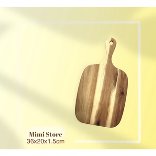 Thớt gỗ tràm xuất khẩu - Phụ kiện trang trí bánh/steak/chụp hình decor (MẪU 10)