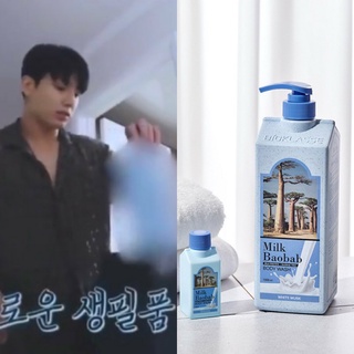 Milk baobab sữa tắm cheap moment jungkook #madeinkorea