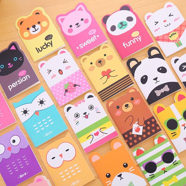 Sổ mini động vật có tai