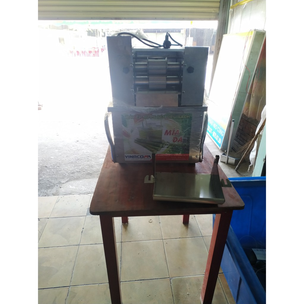 Máy ép mía để bàn siêu sạch F1-750w tặng kèm dao cạo vỏ mía