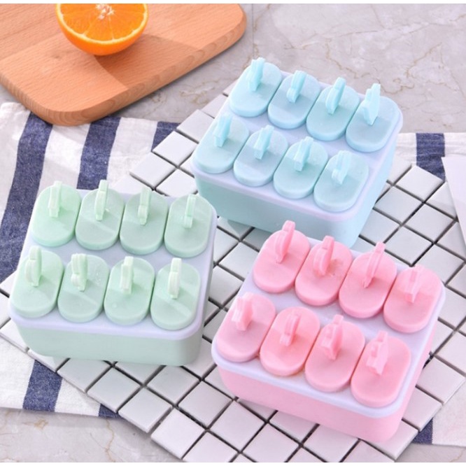 Khuôn làm kem que NAFENAI tùy chọn màu sắc tiện lợi DIY
