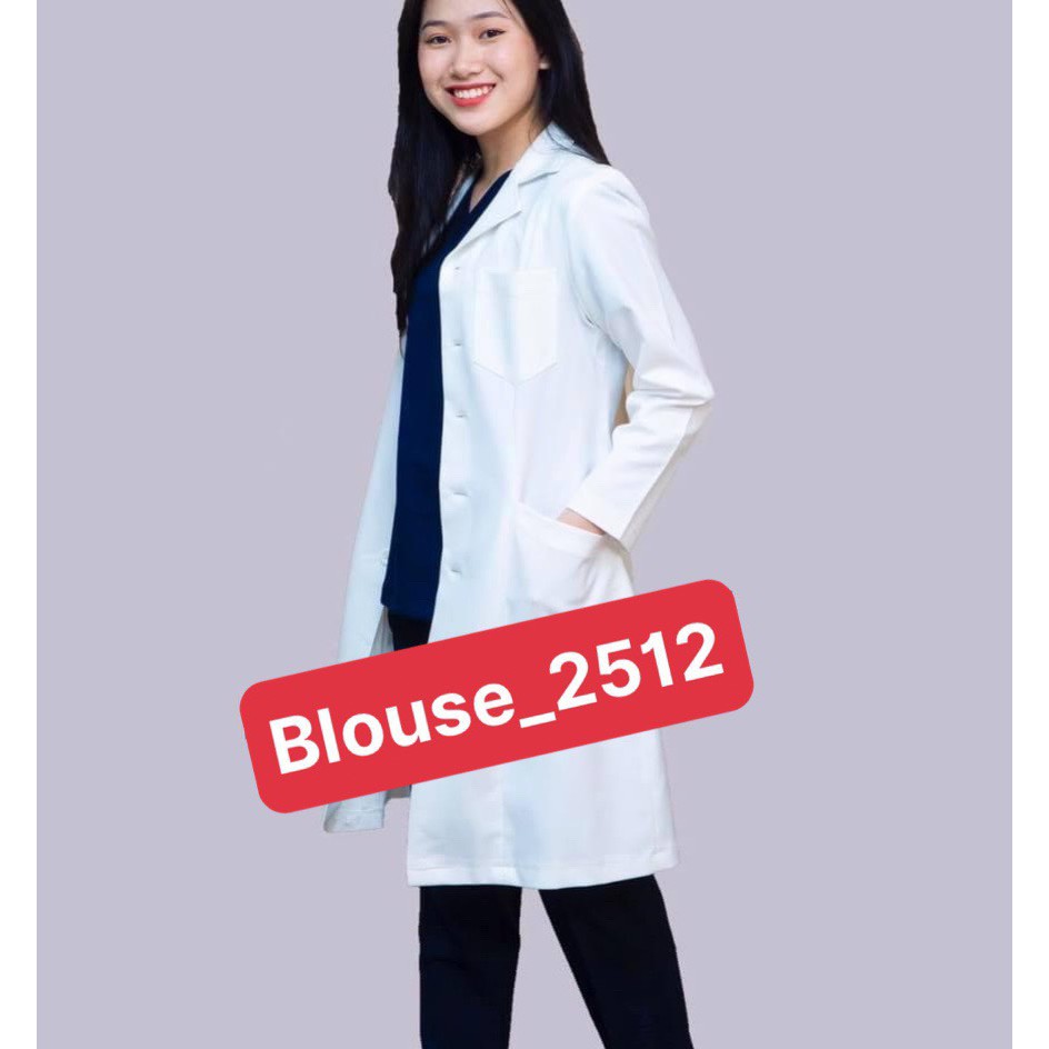 Áo blue bác sĩ Kaki NAM NỮ dài tay hàng CAO CẤP