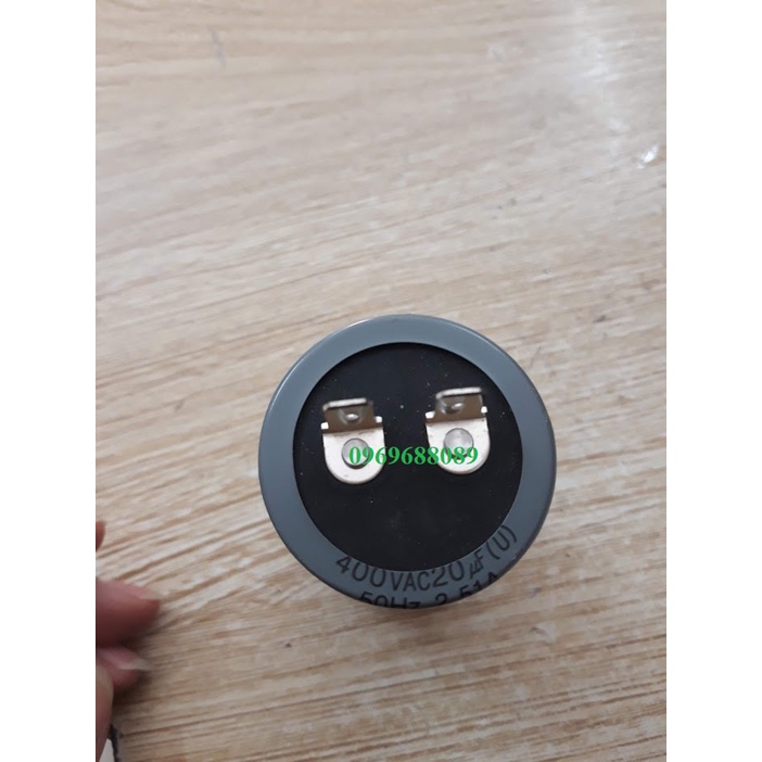 Tụ Máy Bơm Made in KOREA 400VAC-20 UF