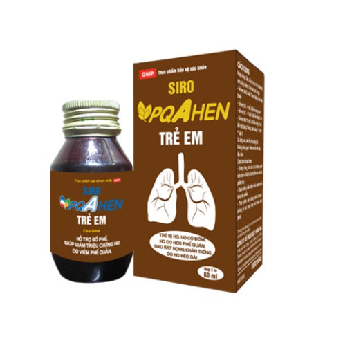 PQA HEN TRẺ EM : Hen suyễn, hen phế quản,viêm phế quản ,ho hen