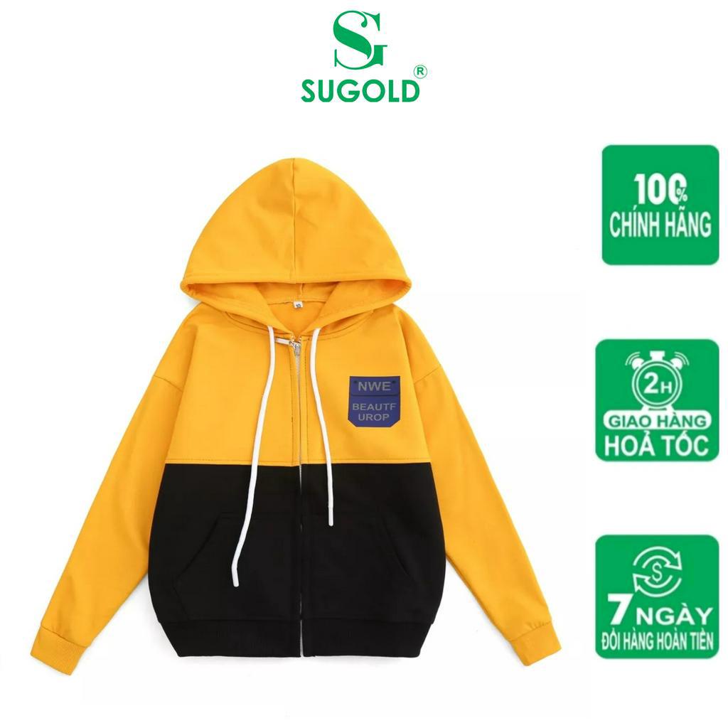 Áo khoác trẻ em, Áo khoác hoodie SUGOLD Store chất Vải da cá cotton cao cấp cho bé 15-45kg RZM25