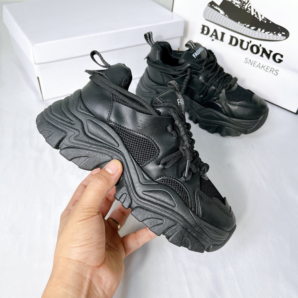 Giày thể thao nữ độn đế hàng quảng châu cao cấp đế độn 7cm siêu êm chân dễ phối đồ bản chuẩn hot trend 2022 đủ sz 35-40