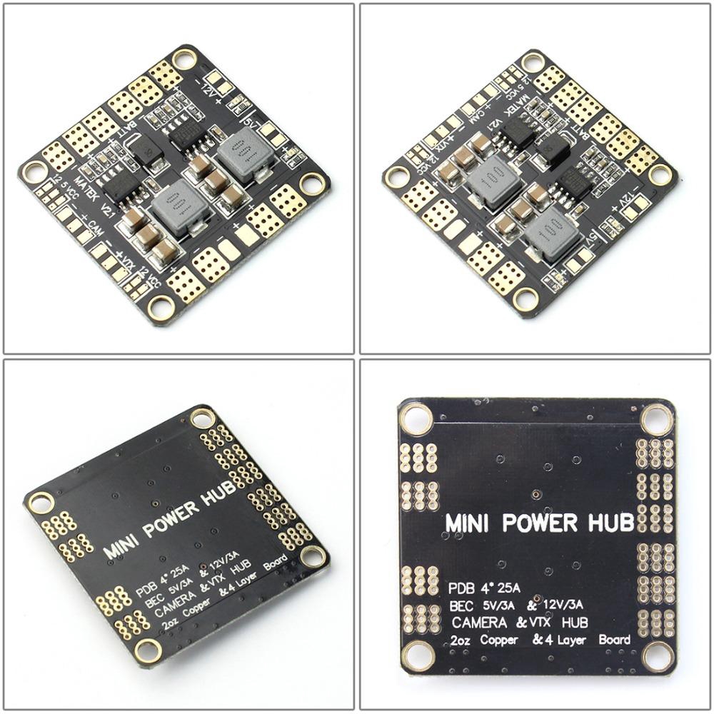 Bảng phân phối nguồn Hub PDB BEC 5V & 12V dành cho FPV QAV250 ZMR250