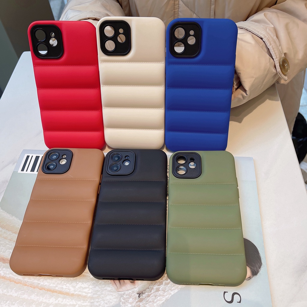 Ốp Điện Thoại Silicon Mềm Hình Áo Khoác Phao Thời Trang Cho Iphone 11 Pro Max XS Max XR 7 8 Plus