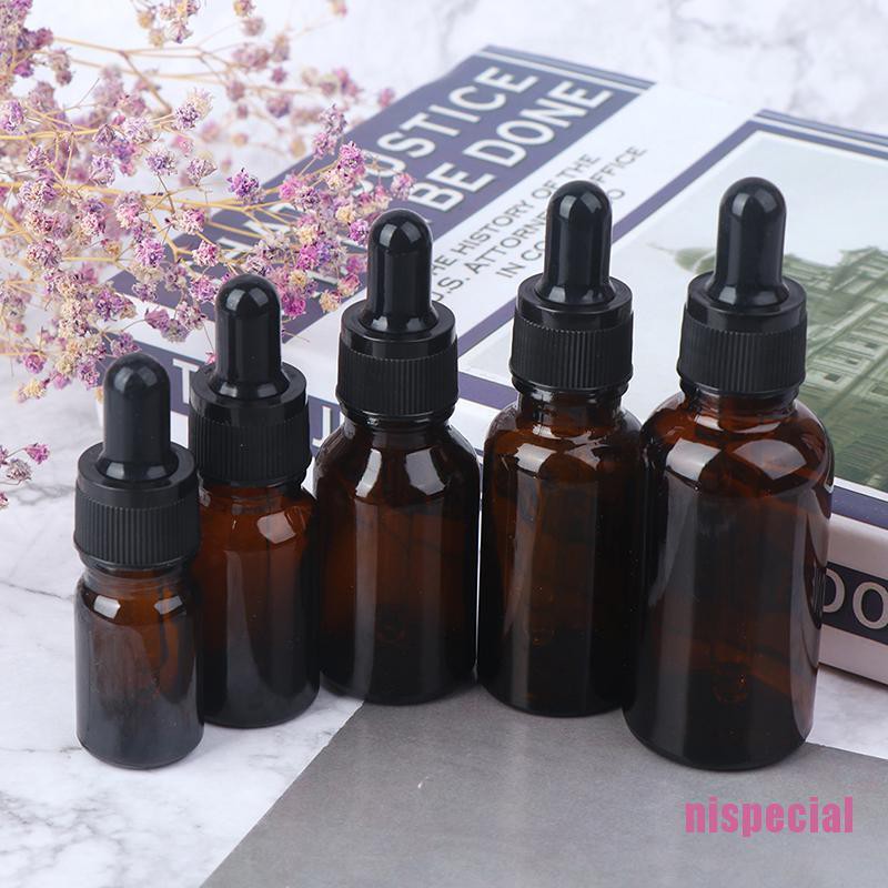 Lọ Thủy Tinh Rỗng Đựng Tinh Dầu 5 / 10 / 15 / 20 / 30ml Tiện Dụng