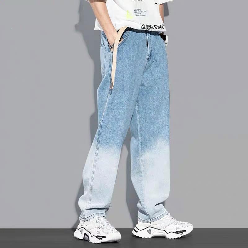 QUẦN JEANS ỐNG XUÔNG LOANG MÀU UNISEX | BigBuy360 - bigbuy360.vn