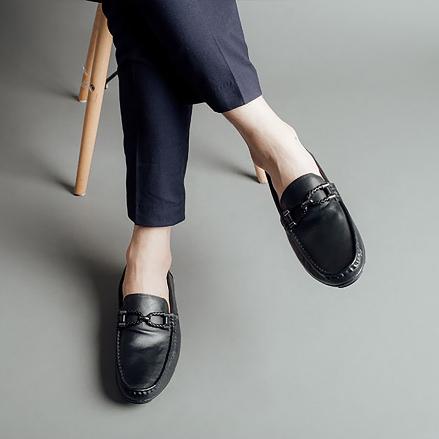 Giày Lười Nam LAFORCE Kiểu Dáng Bit Loafer GNLA678-2-D Tặng Tất UNIQLO Cao Cấp