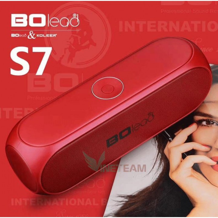 [Mã SKAMA07 giảm 8% đơn 250k]Loa Bluetooth Bolead S7 cực Chất