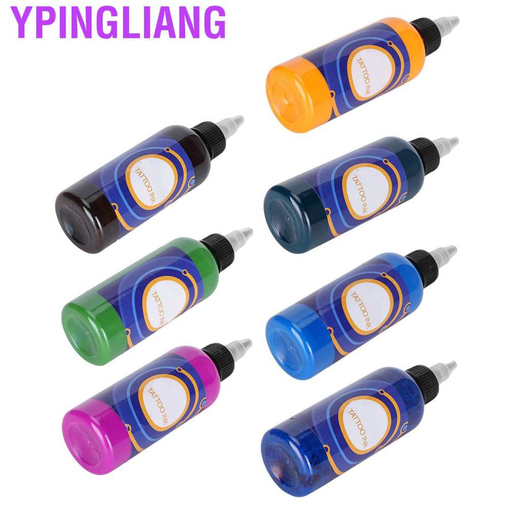 Ypingliang Professional Portable Fast Coloring Body Tattoo Pigment Long Lasting Ink 90ml