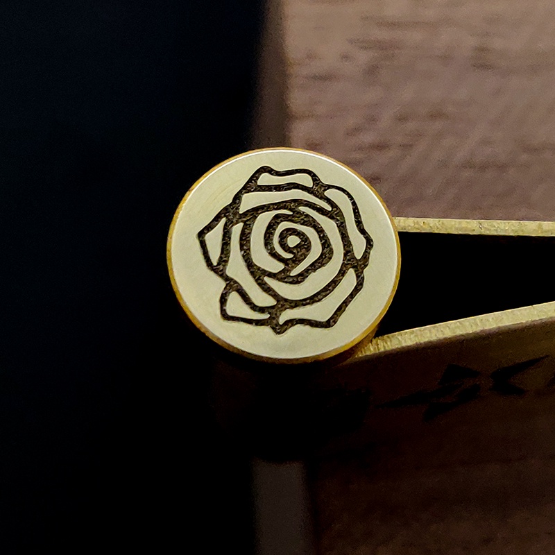 Nút Chụp Ảnh FUJI Phong Cách Retro Nhật Bản Bằng Đồng Thau Phối Nút Bấm