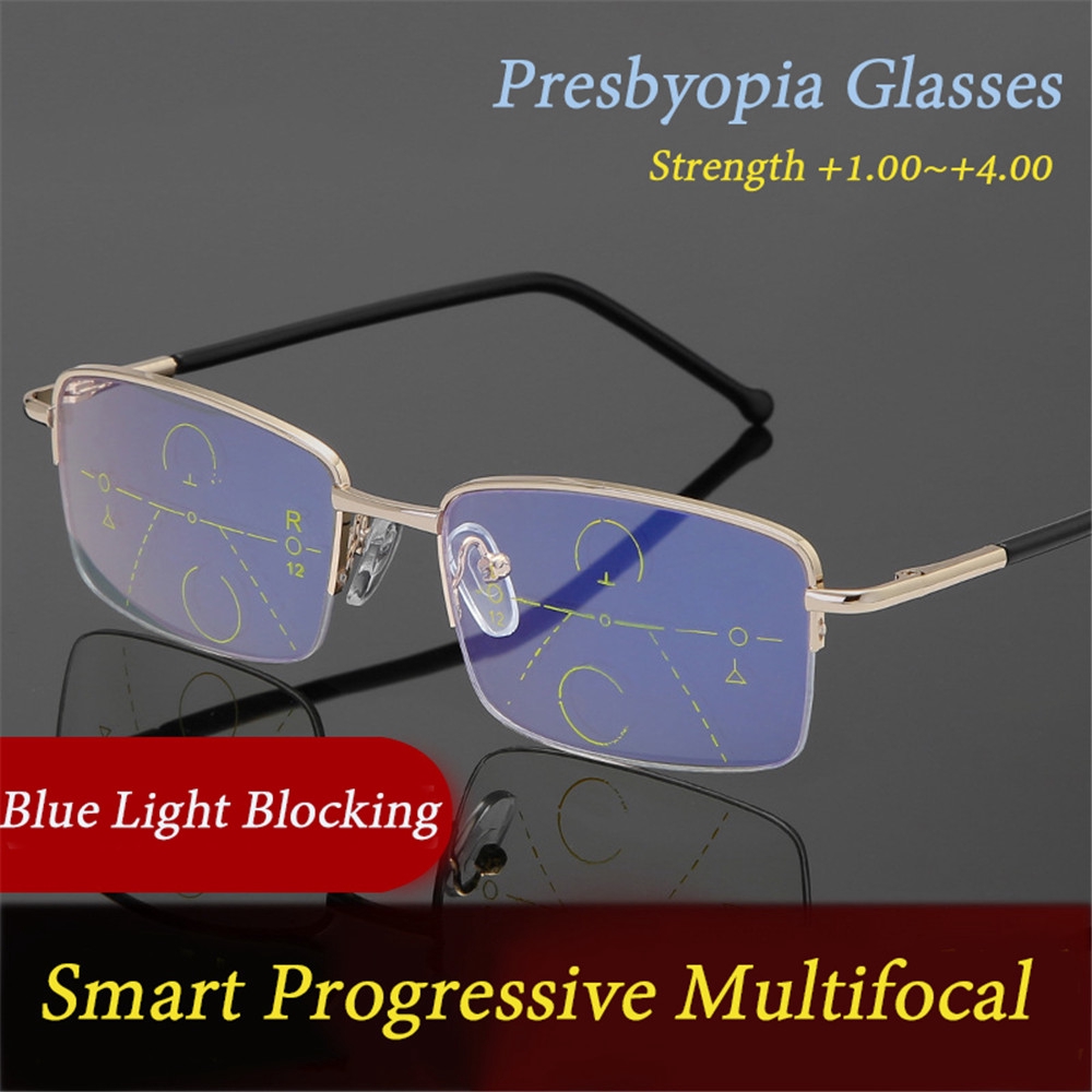 Kính đọc sách gọng kim loại cao cấp thời trang cho nam và nữ