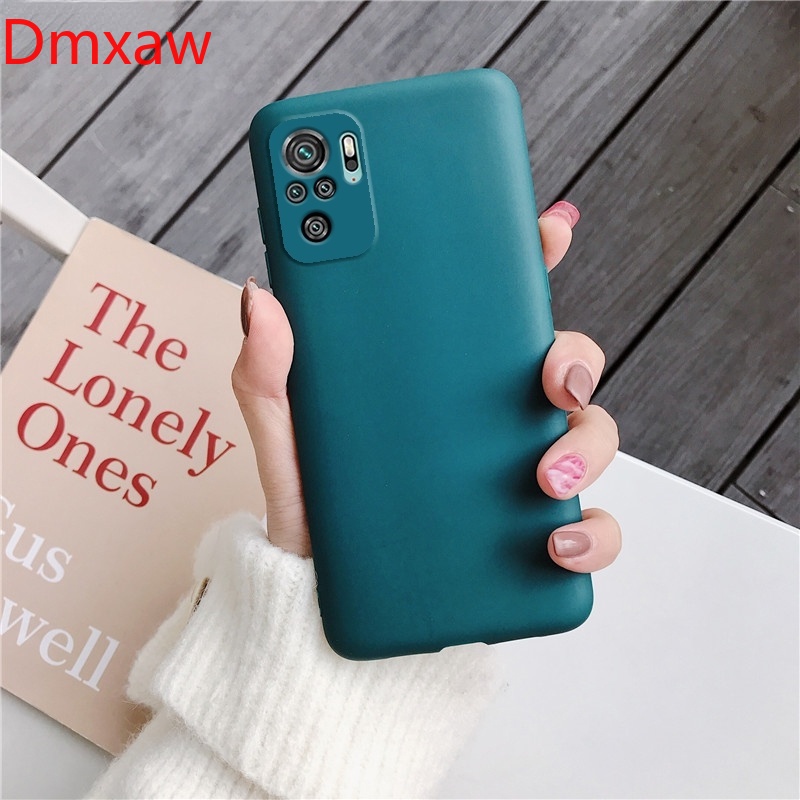 Ốp Điện Thoại Tpu Dẻo Màu Sắc Ngọt Ngào Kèm Khung Bảo Vệ Camera Cho Xiaomi Redmi Note 10 Note10 Pro 4g 5g