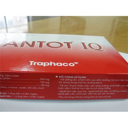 Antot IQ - Giúp trẻ ăn ngon, tăng chiều cao, hỗ trợ sự phát triển toàn diện của não bộ, tăng khả năng tập trung