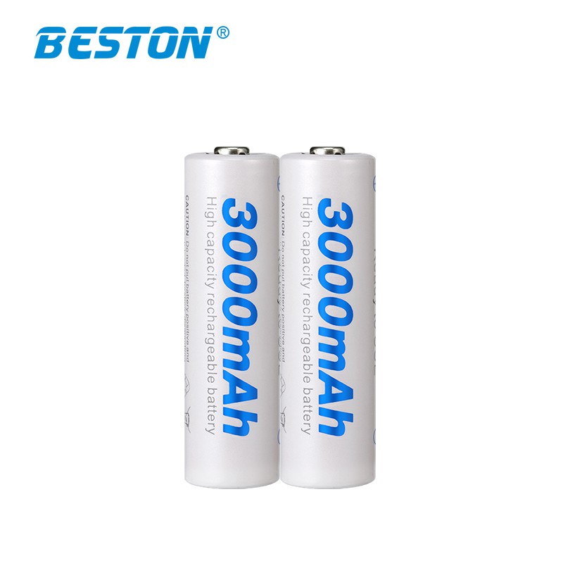 Pin sạc AA 3000maH chính hãng Beston/ Sạc tự ngắt khi đầy