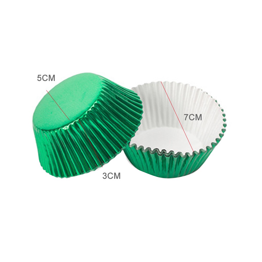 Set 100 Cốc Giấy Làm Bánh Cupcake