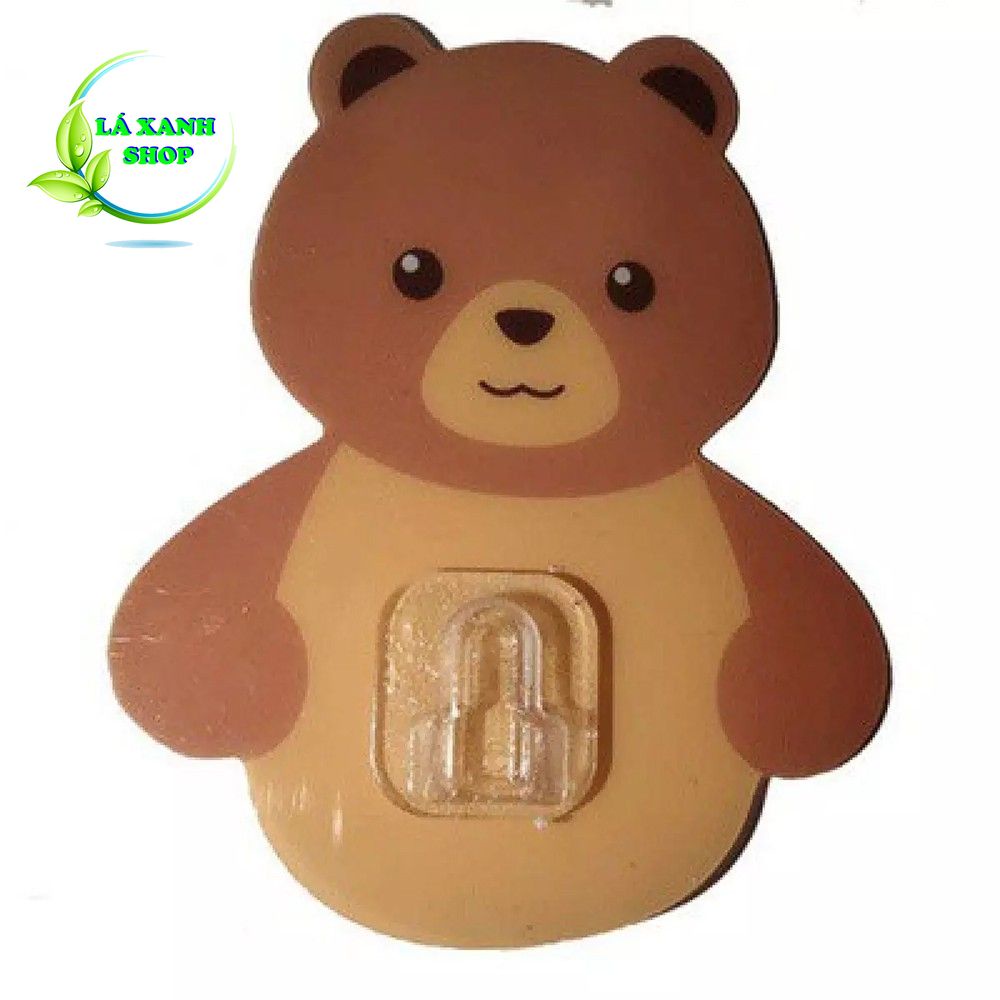 Cốc Gấu DÁN TƯỜNG - Hũ Đựng Bàn Chải Và Kem Đánh Răng Hình Gấu Dễ Thương